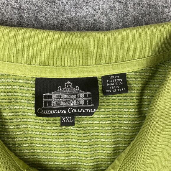 Masters Augusta Shirt Men XXL Golf Polo Clubhouse Collection Made In Italy - Picture 4 of 13